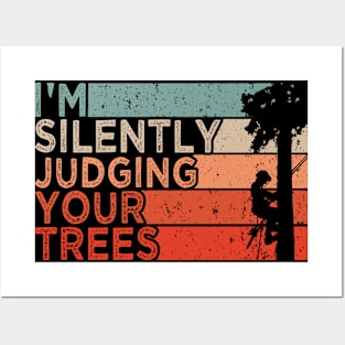 Logger Judging Your Trees Posters and Art